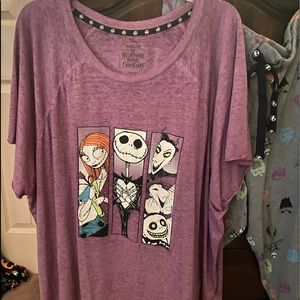 Disney Plus Size Nightmare Before Christmas Pajamas Set - New - Size 3X.